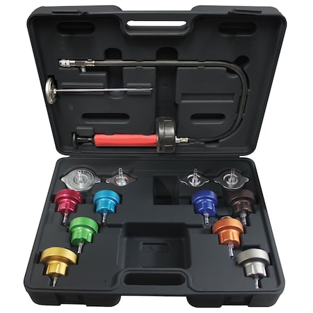 Mastercool 14 Pc Universal Cooling System Pressure Test Kit 43300